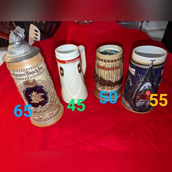 Other Budweiser Beer Steins Poshmark